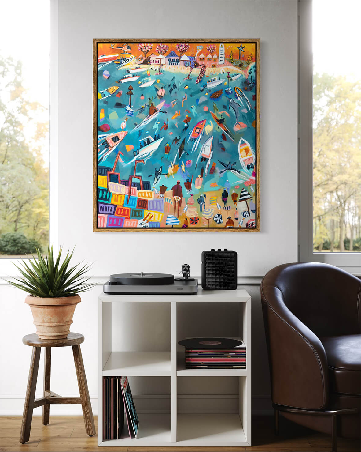 Port to Pub - Canvas Print